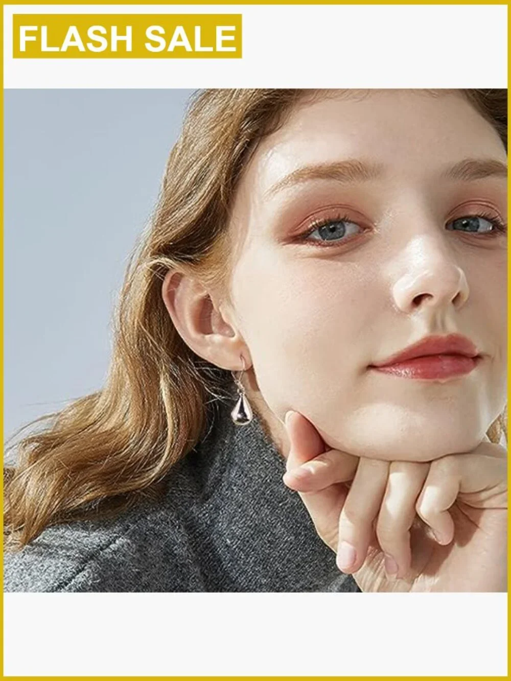 Teardrop Leverback Dangle Earrings Hypoallergenic